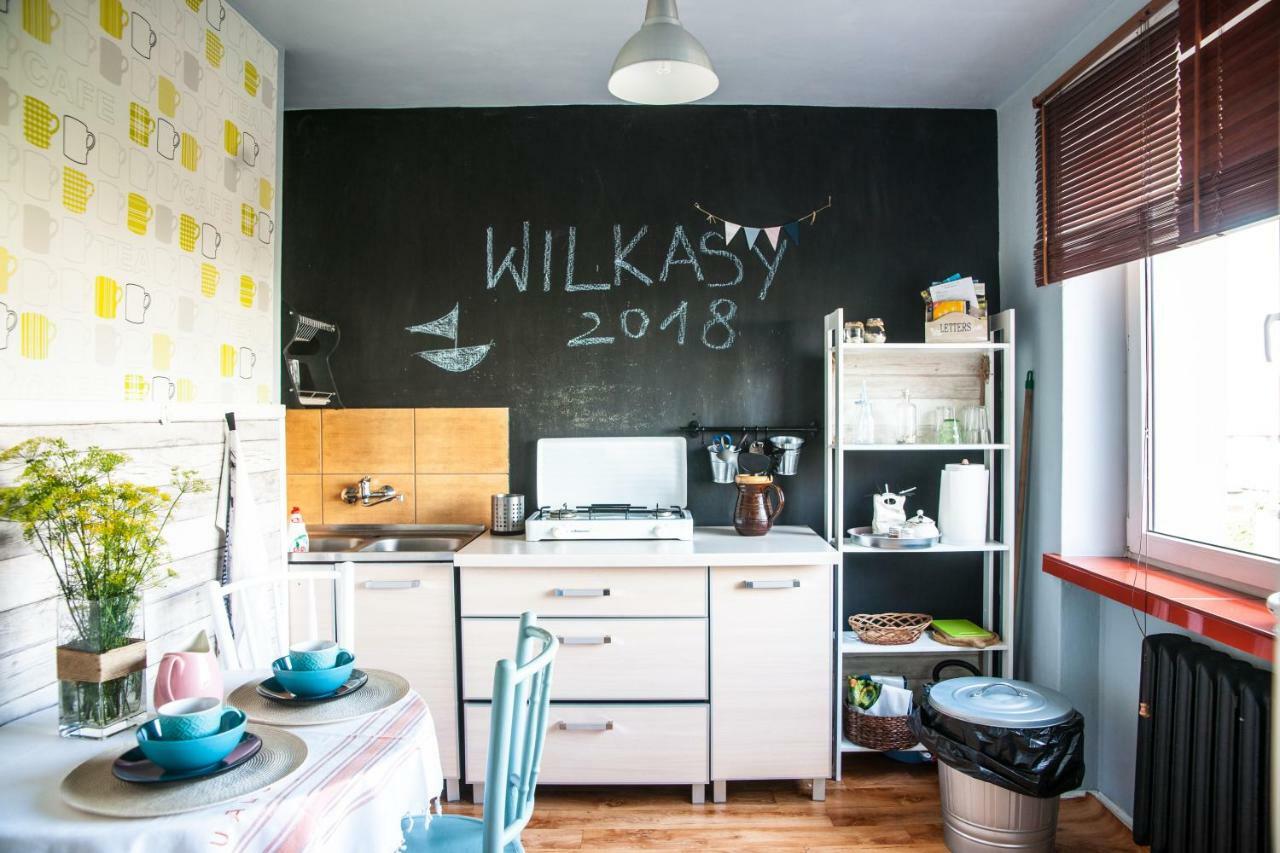 Spokojny Azyl - Wilkasy 아파트 외부 사진